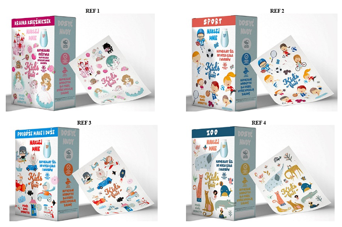 51110 - SHOWER GELS FOR CHILDREN WITH STICKERS Europe